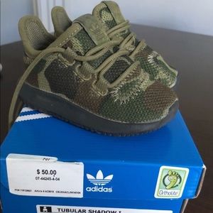 Toddler size 5 Adidas Tubular sneakers